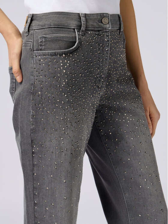 Oltre Oltre Jeansy P549R008403N003 Szary Regular Fit