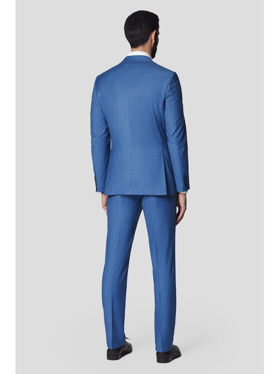 Lancerto Lancerto Garnitur Anaheim GA073125000012 Niebieski Slim Fit
