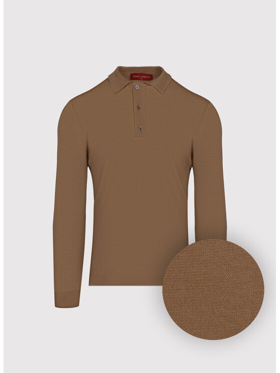Pako Lorente Pako Lorente Sweter P26WP-2X-002 Brązowy jasny Regular Fit