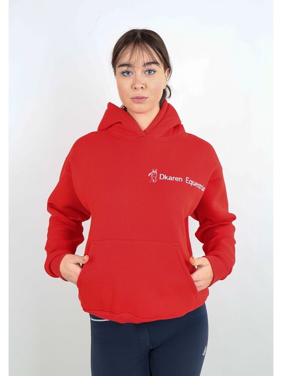 DKaren Sport DKaren Sport Bluza EQ001 Czerwony Classic Fit