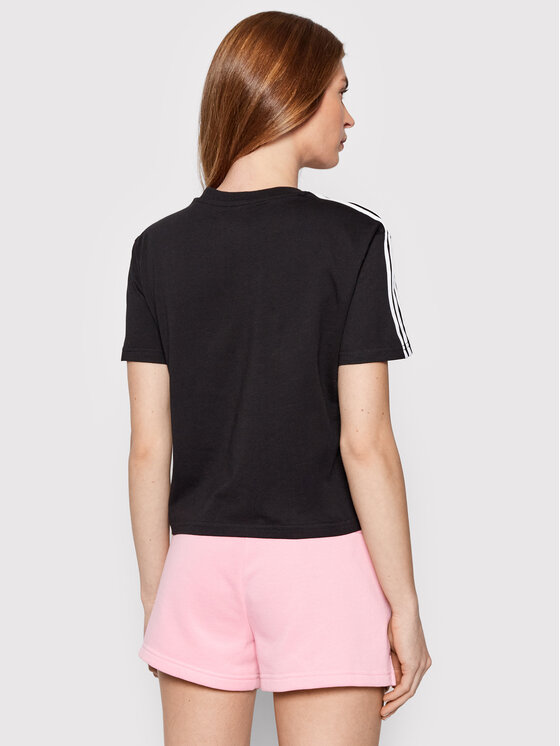 adidas TShirt Essentials 3Stripes GL0777 Schwarz Loose Fit Modivo.at