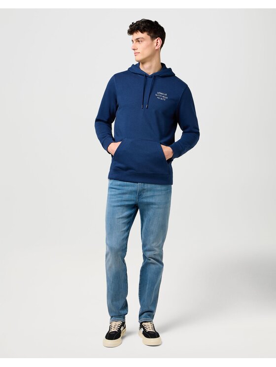 Wrangler Wrangler Bluza 112371521 Granatowy Regular Fit