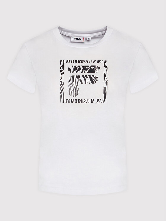 Fila Fila T-särk Bale FAW0128 Valge Regular Fit