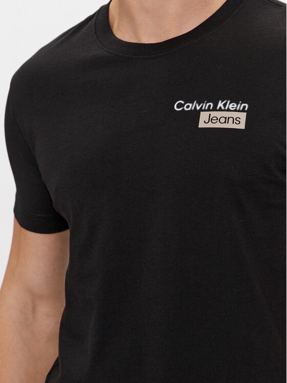 Calvin Klein Jeans Calvin Klein Jeans T-Shirt J30J324647 Czarny Slim Fit