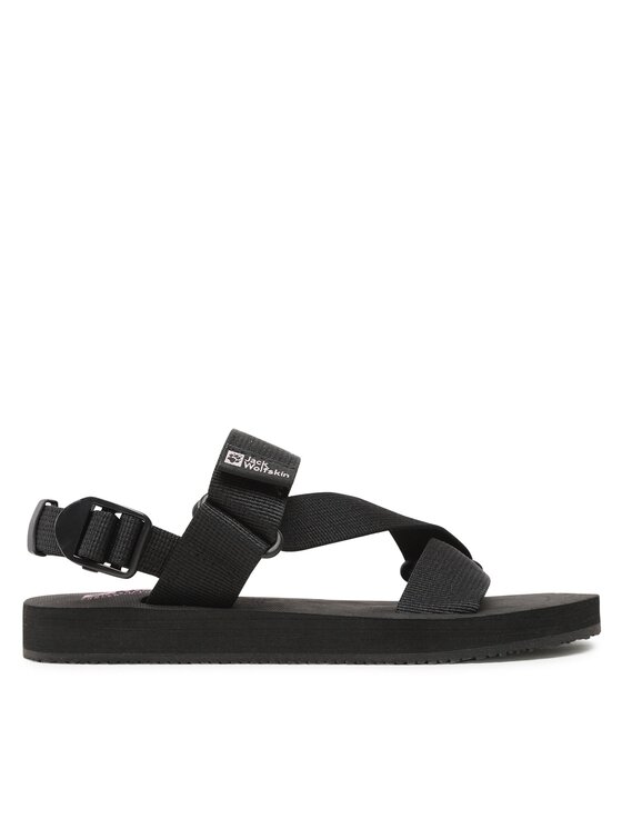 Jack Wolfskin Jack Wolfskin Szandál Urban Entdeckung Belt Sandal W 4056801 Fekete