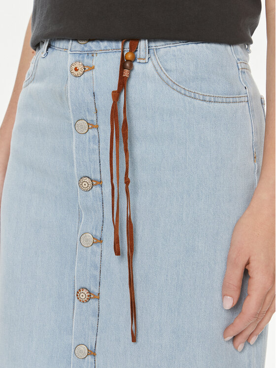 ViCOLO ViCOLO Jeans suknja DB5089 Plava Regular Fit