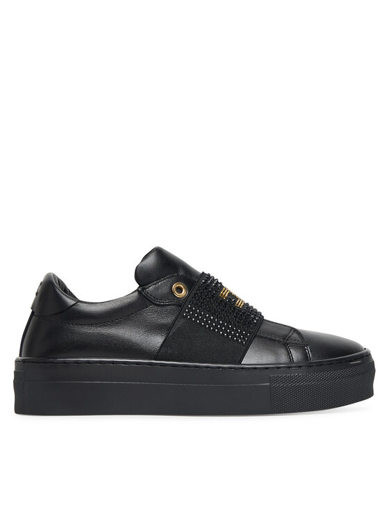 Elisabetta Franchi Elisabetta Franchi Sneakersy Low Cut Velcro F4A9-E0355-1251 S Czarny