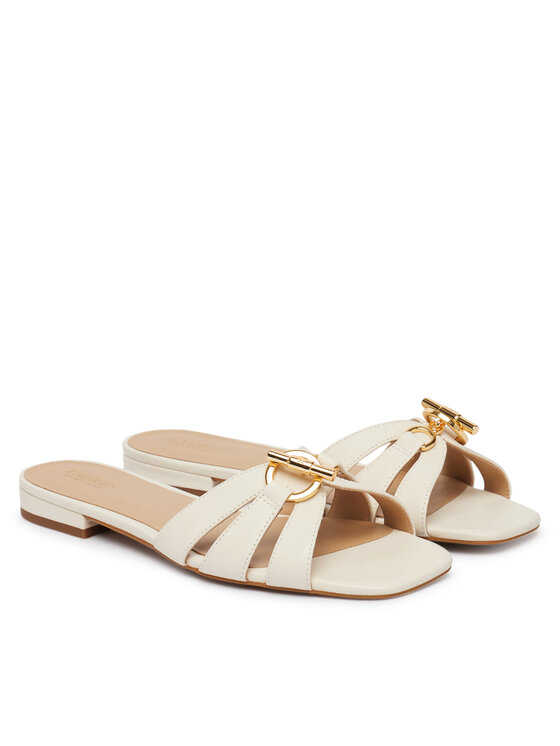 LAUREN RALPH LAUREN LAUREN RALPH LAUREN Šľapky Blaike 802982875007 Biela