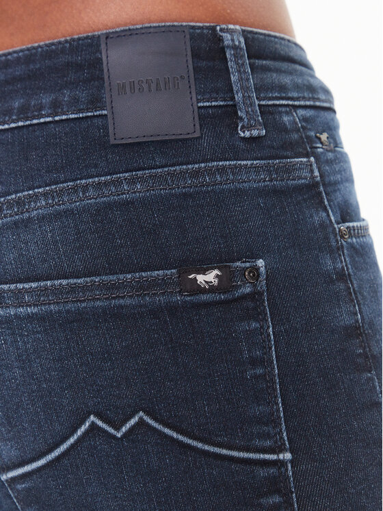 Mustang Mustang Τζιν Georgia 1013576 Σκούρο μπλε Super Skinny Fit