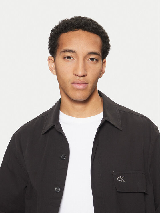 Calvin Klein Jeans Calvin Klein Jeans Ing J30J326724 Fekete Regular Fit