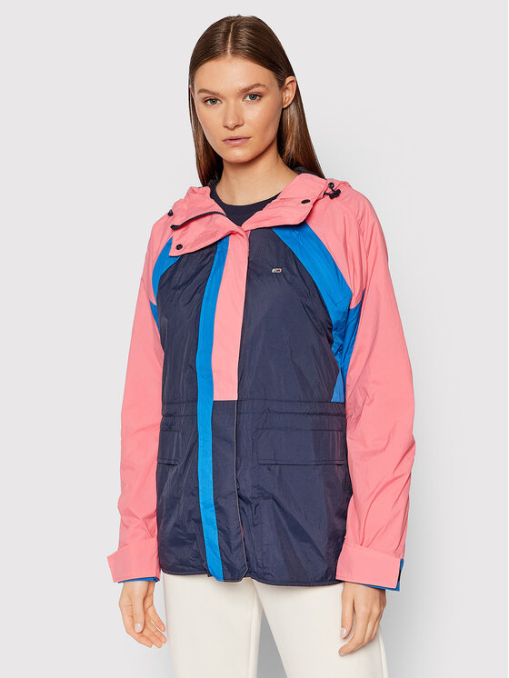 Tommy Jeans Kurtka przej ciowa Colorblock Windbreaker DW0DW10485