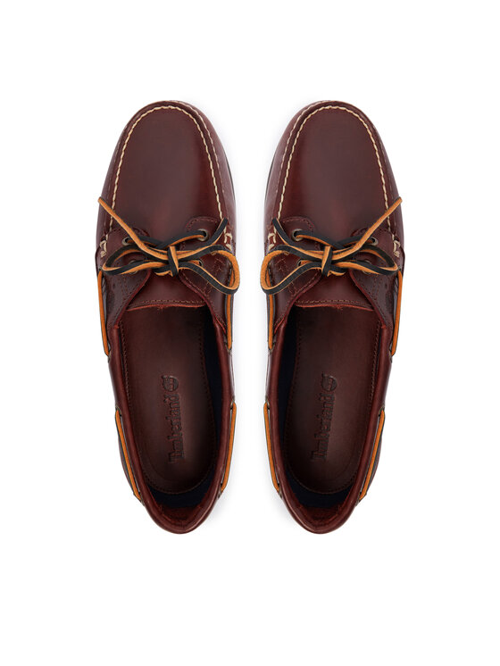 Timberland Timberland Μοκασίνια Classic Boat 2 Eye TB0250452141 Μπορντό