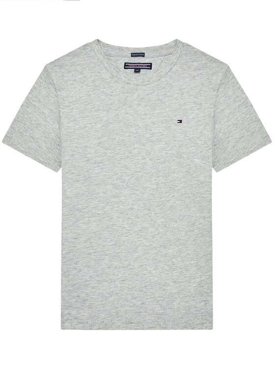 Tommy Hilfiger Tommy Hilfiger T-Shirt KB0KB04140 D Šedá Regular Fit