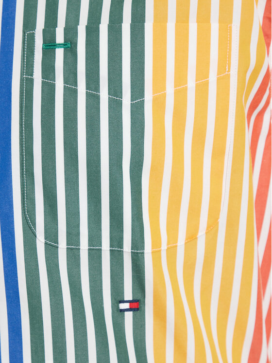 Tommy Hilfiger Tommy Hilfiger Cămașă Prep MW0MW43303 Colorat Regular Fit