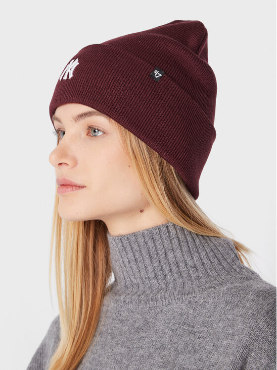 47 Brand 47 Brand Berretto Mbl New York Yankees Base Runner '47 Cuff Knit B-BRNCK17ACE-KM Bordeaux