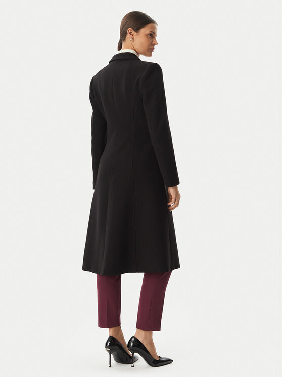 Rinascimento Rinascimento Prijelazni kaput CFC0127999003 Crna Slim Fit