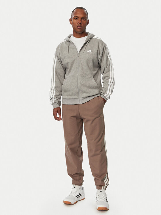adidas adidas Bluza Essentials 3-Stripes French Terry KY4173 Szary Regular Fit
