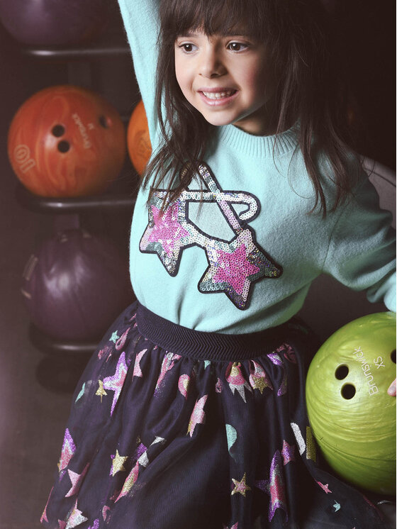 Billieblush Billieblush Spódnica U13329 Granatowy Regular Fit