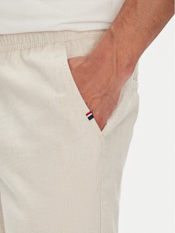 U.S. Polo Assn. U.S. Polo Assn. Шорти з тканини MUP4050 Бежевий Slim Fit