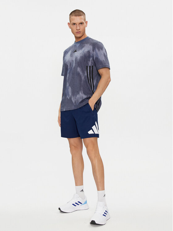 adidas adidas Szorty sportowe Train Essentials Logo Training Shorts IB8124 Niebieski Regular Fit