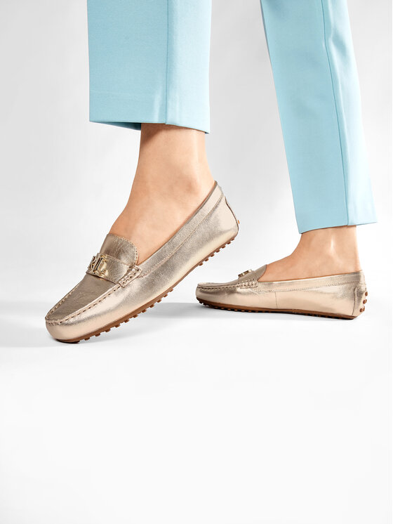 LAUREN RALPH LAUREN Lauren Ralph Lauren Mokasīni Barnsbury 802809341001 Zelta