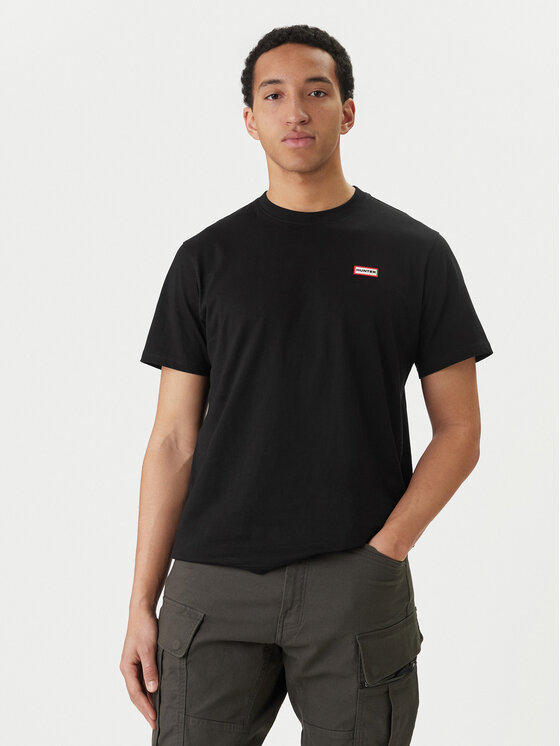 Hunter Hunter T-Shirt Essentials HARM0085252 Černá Regular Fit