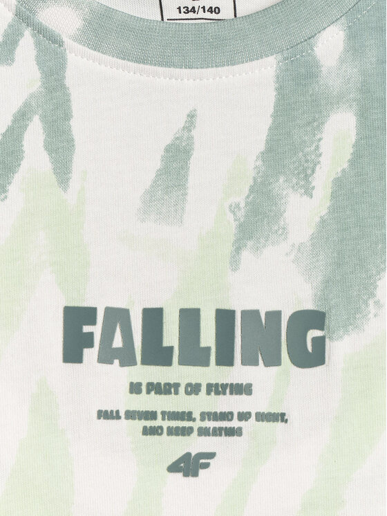 4F 4F T-Shirt SKATE & RIDE Kolorowy Loose Fit