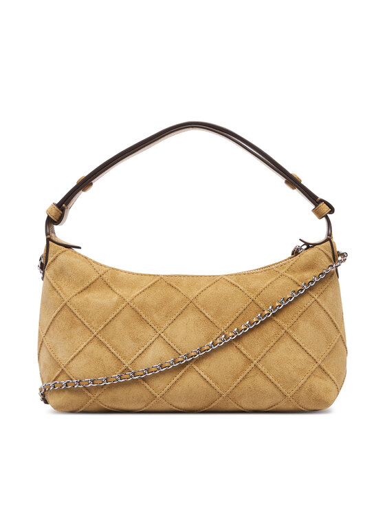 Tory Burch Tory Burch Сумка Fleming Suede Pochette 185797 Кремовий