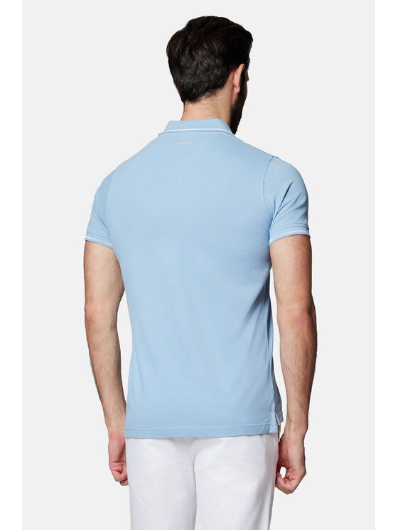 Lancerto Lancerto Polo Morty PO073124000020 Niebieski Regular Fit