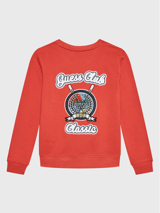 Guess Guess Bluza L3RQ01 KBLB0 Czerwony Regular Fit