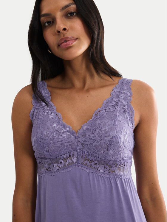 Triumph Triumph Koszula nocna Timeless Sensuality 10227238 Fioletowy Regular Fit