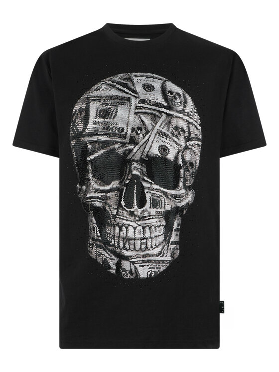 PHILIPP PLEIN PHILIPP PLEIN T-Shirt 31598 Černá Regular Fit
