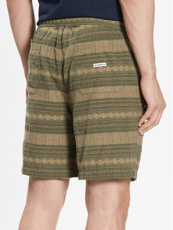 Quiksilver Quiksilver Sportovní kraťasy Taxeryd EQYWS03769 Zelená Regular Fit
