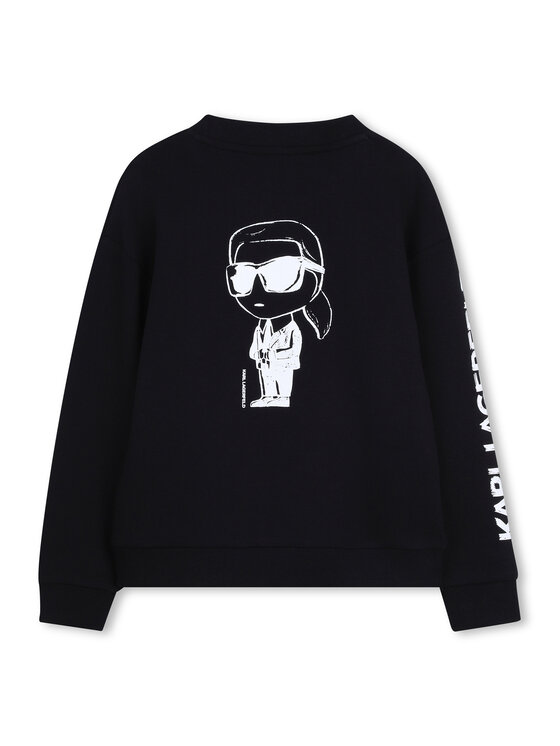 Karl Lagerfeld Kids Karl Lagerfeld Kids Μπλούζα Z31088 Μαύρο Regular Fit