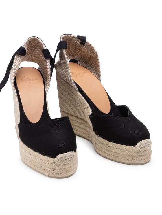Castañer Castañer Espadrile Chiara/8ED/001 020992-100 Črna