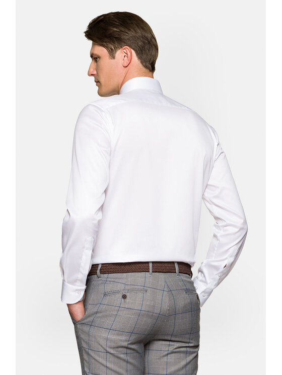 Lancerto Lancerto Koszula Giovani KO0511144030091 Biały Regular Fit