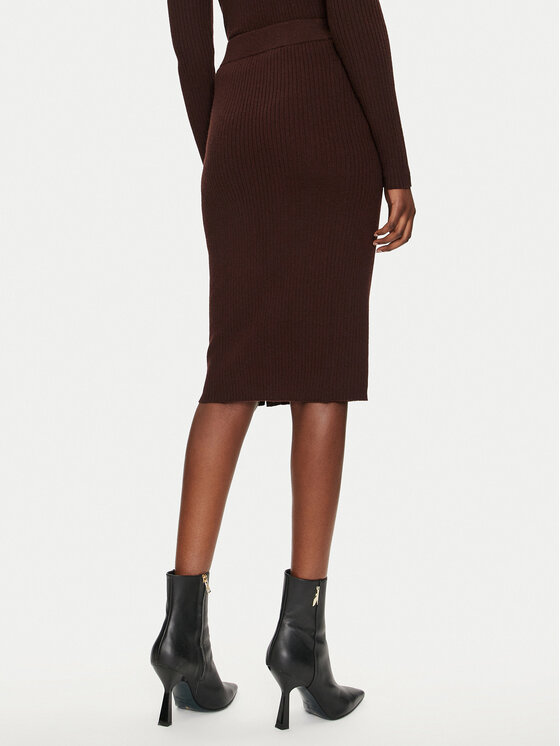 PINKO PINKO Ravno krilo Costina 104021 A15S Rjava Regular Fit