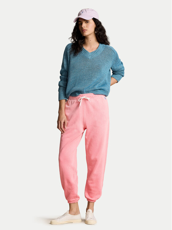 Polo Ralph Lauren Polo Ralph Lauren Sportinės kelnės 211935585002 Rožinė Regular Fit