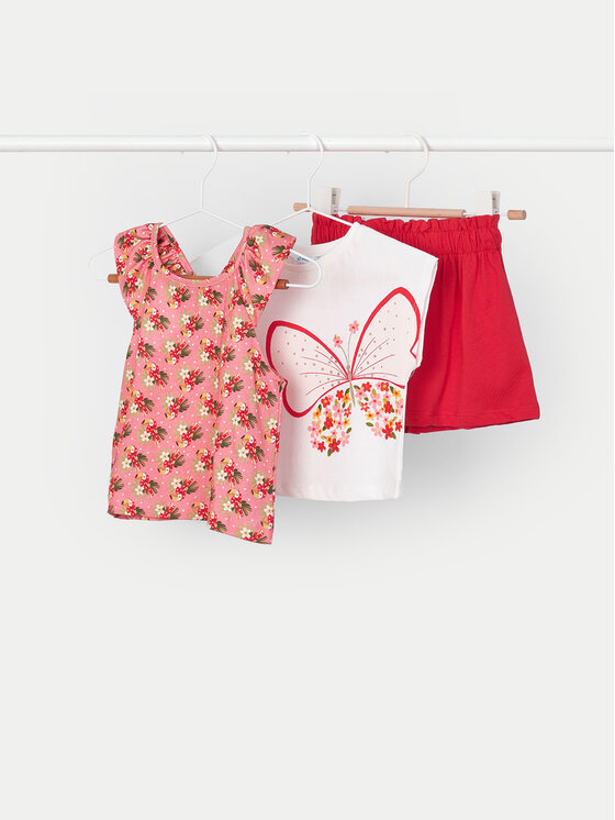 Mayoral Mayoral Kinderset 3954 Rot Regular Fit