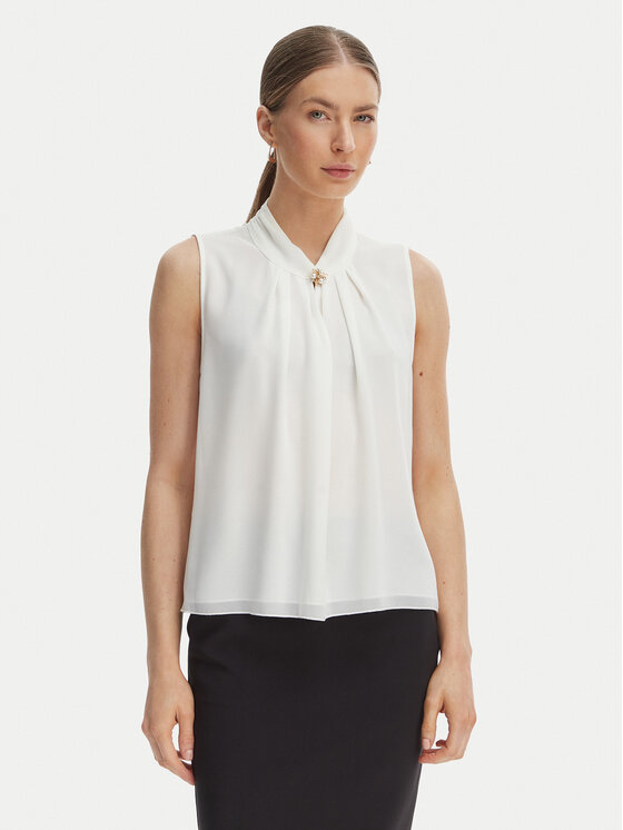 Rinascimento Rinascimento Блузка CFC0127646003 Білий Regular Fit