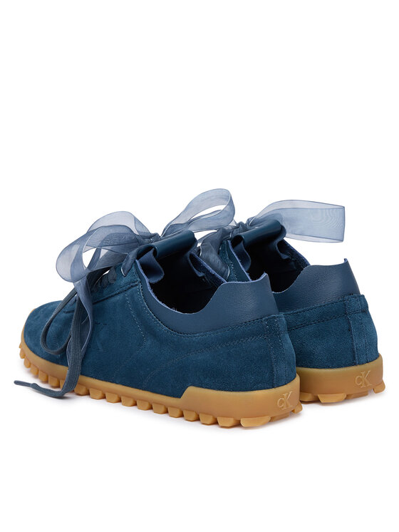 Calvin Klein Calvin Klein Laisvalaikio batai Low Profile Run Mg Sue Db Laces HW0HW03150 Tamsiai mėlyna