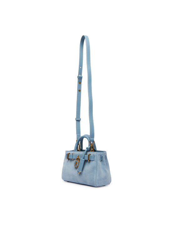 Tommy Hilfiger Tommy Hilfiger Käekott American Icon Micro Tote Suede AW0AW18853 Sinine