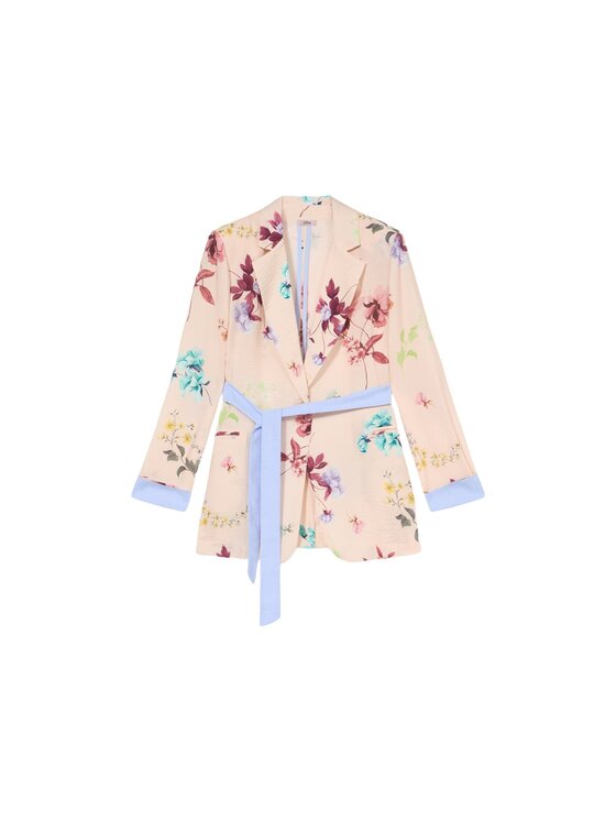 Oltre Oltre Giacca di transizione R010R002376N0R2 Rosa Regular Fit