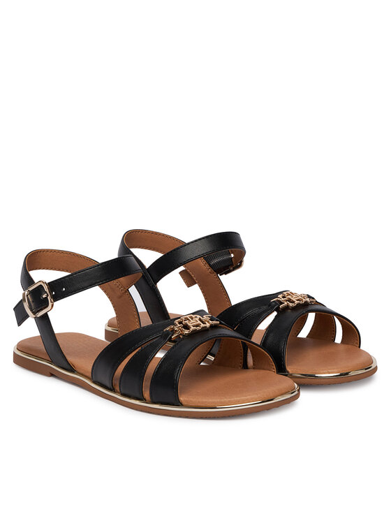 Tommy Hilfiger Tommy Hilfiger Сандали T3A2-34280-0326 S Черен