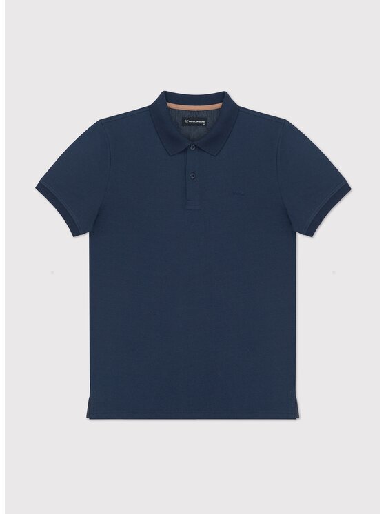 Pako Lorente Pako Lorente Polo P24SF-TX-005 Granatowy Classic Fit