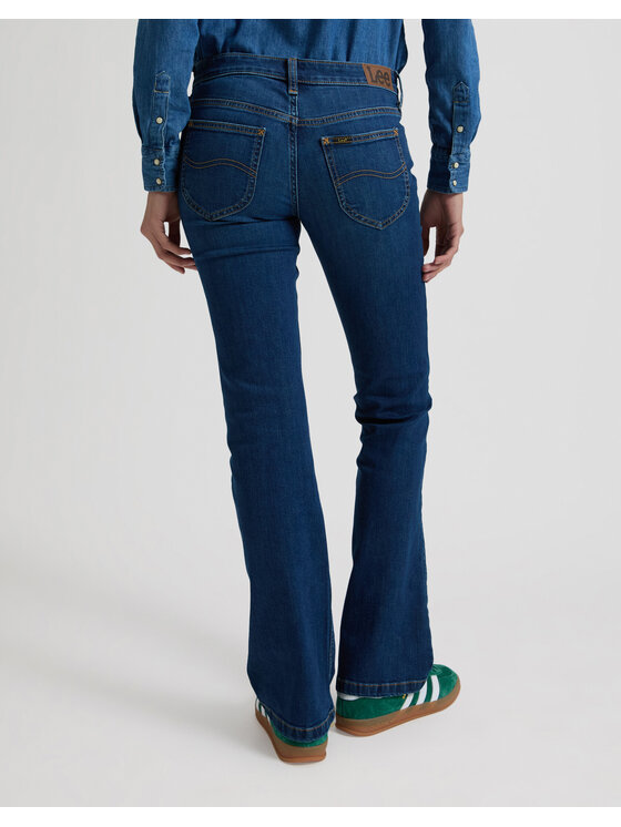 Lee Lee Jeansy JESSICA Niebieski Wide Leg