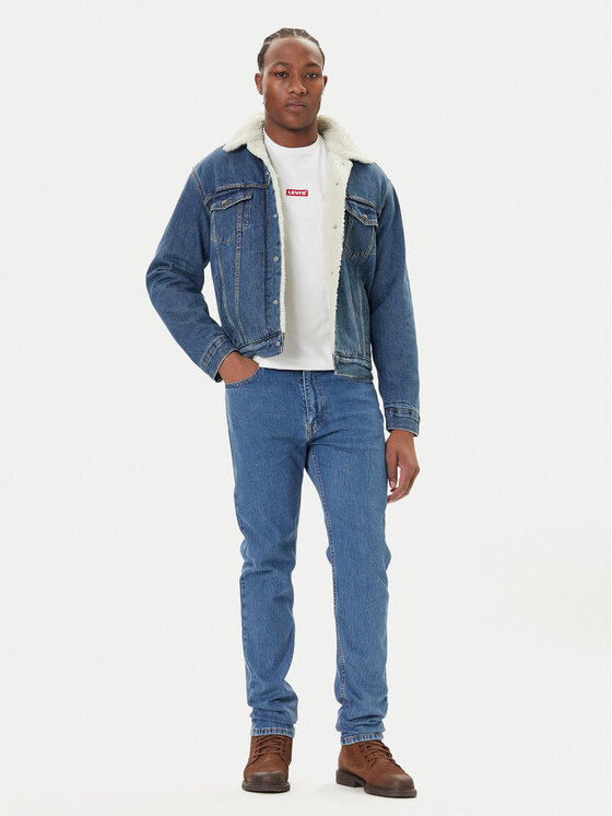 Levi's® Levi's® Jeansjacke Type III Sherpa 16365-0292 Blau Regular Fit