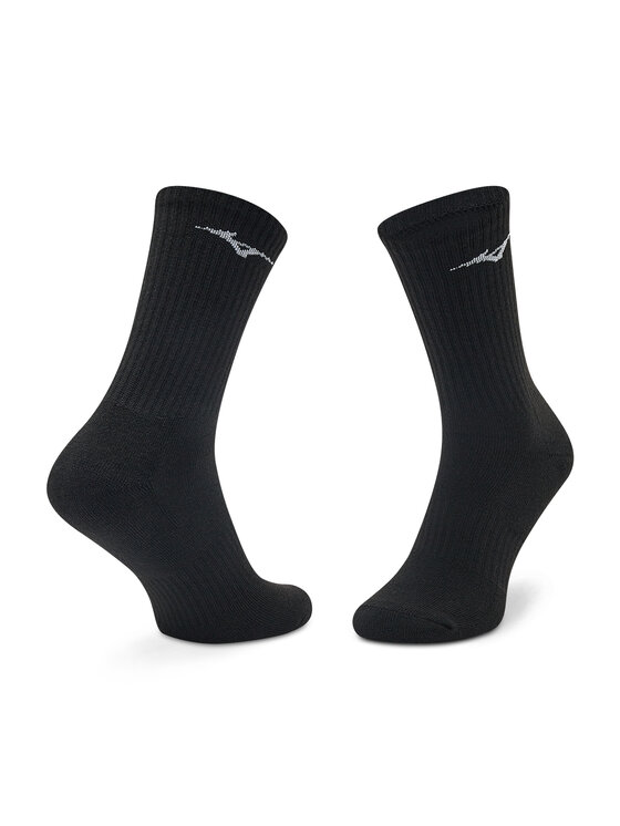 Mizuno Mizuno Zestaw 3 par wysokich skarpet unisex Training 3p 32GX2505Z09 Czarny