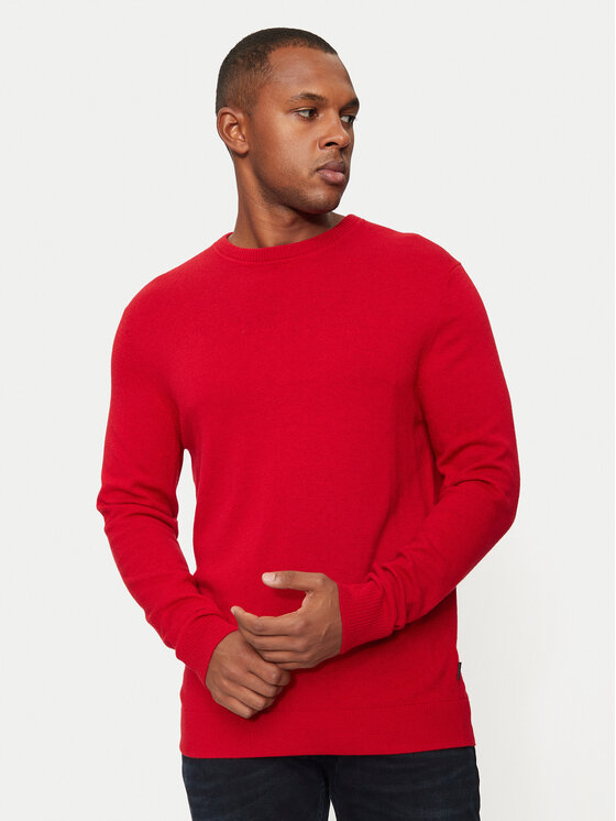 Bugatti Bugatti Pullover 7400 65560B Rot Regular Fit