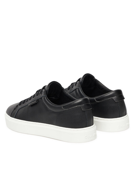 Calvin Klein Calvin Klein Αθλητικά Clean Cup Low Laceup Perf Lth HM0HM01870 Μαύρο